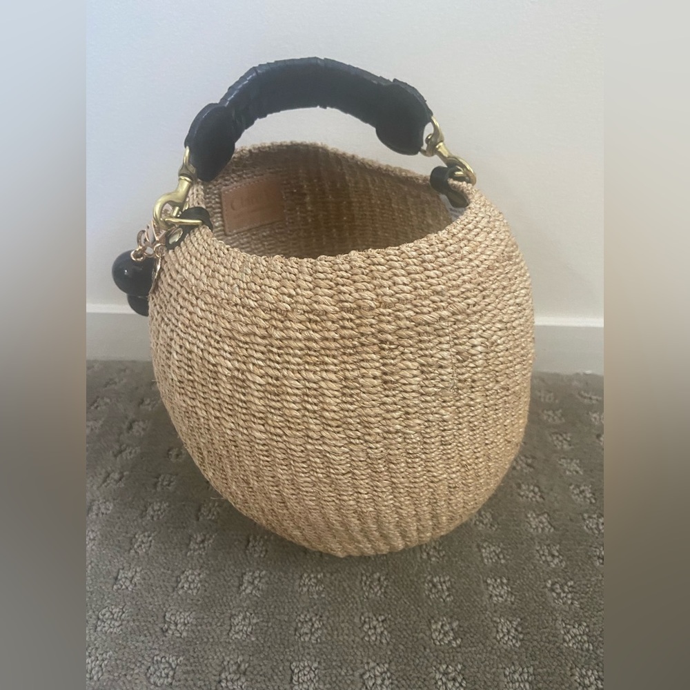 Clare V. Pot de Miel in Cream Woven